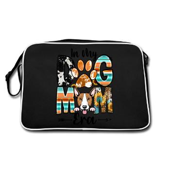 Bullterrier Dog In My Dog Mom Era Mothers Day - Retro Bag - black/white - Back