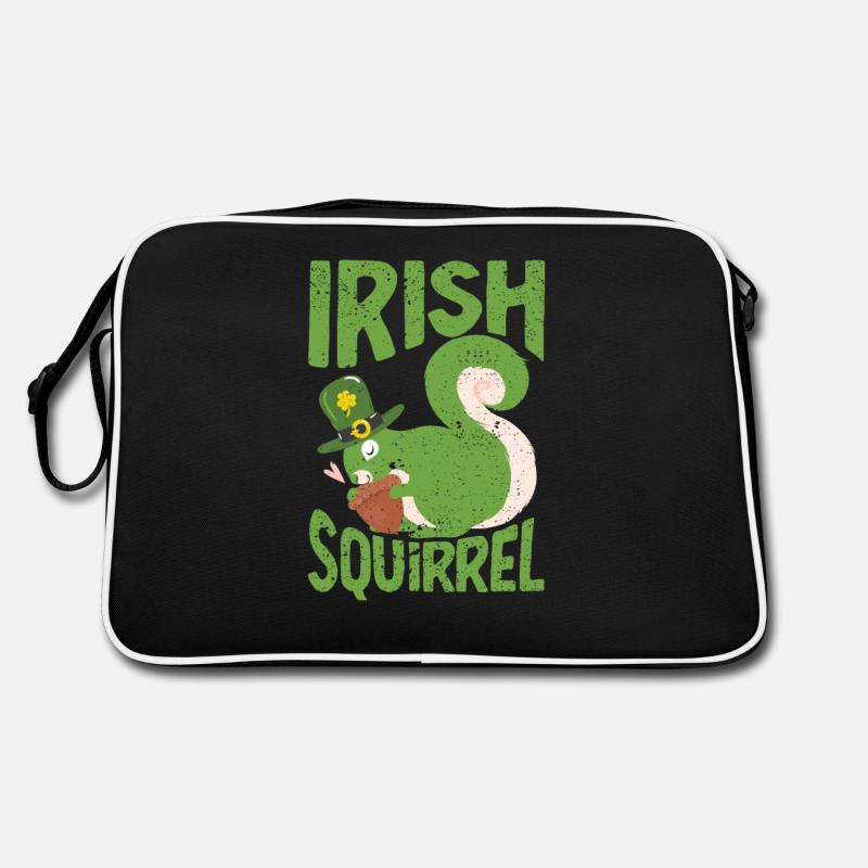 Écureuil irlandais vert mignon St Patricks Sac Retro