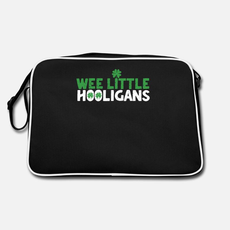 Wee Little Hooligan St. Patrick's Day Irisches Retro Tasche