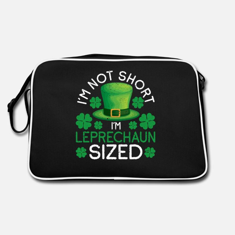 I'm not small, I'm a leprechaun, funny Retro Bag