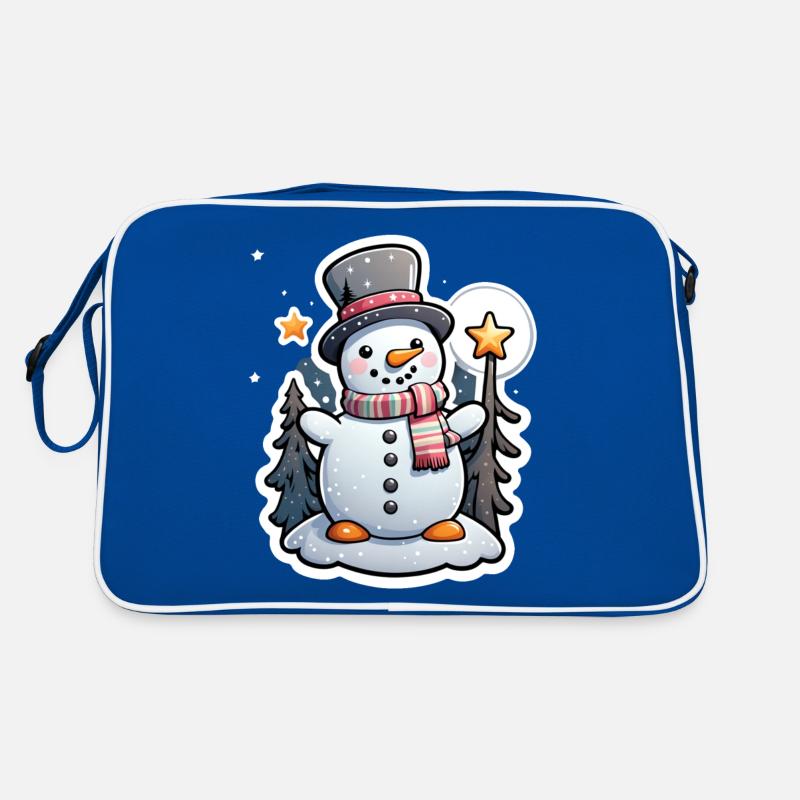 Snowman Retro Bag