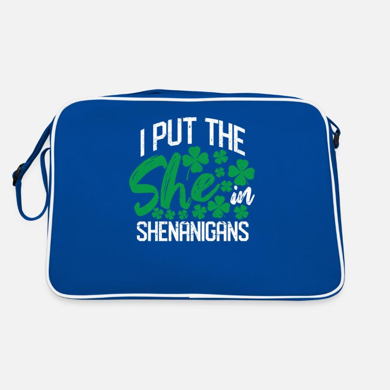 Ich setze das Sie in Shenanigans lustig irischen Retro Tasche