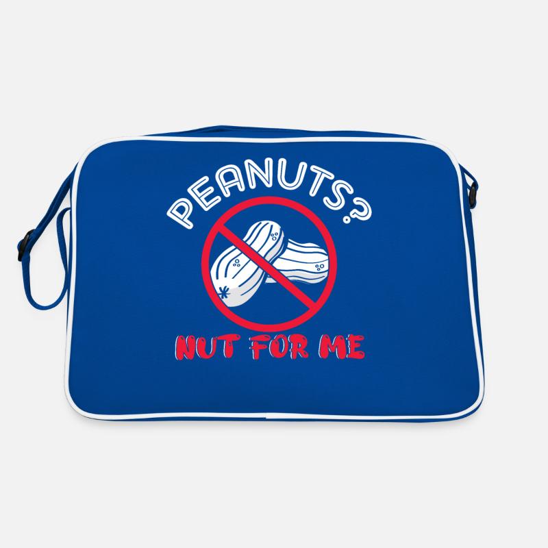 Cacahuètes? Nut For Me Sensibilisation à l’allergie aux noix Sac Retro