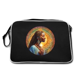Conception de chaman coloré - Sac Retro - noir/blanc - Dos