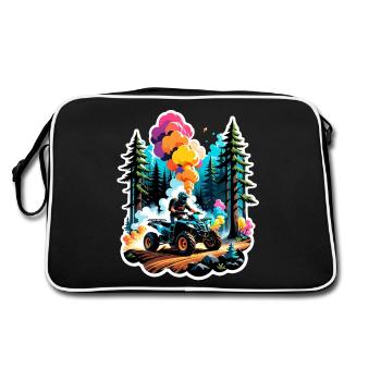 Quad & Off-Road - Retro Bag - black/white - Back