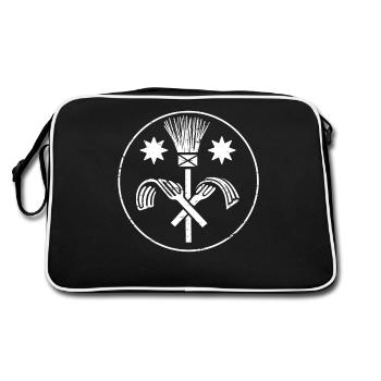Chimney Sweep Guild Mark - Retro Bag - black/white - Back