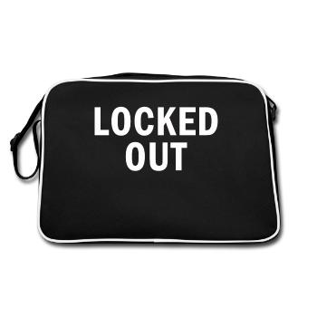 Locked Out - Retro Bag - black/white - Back