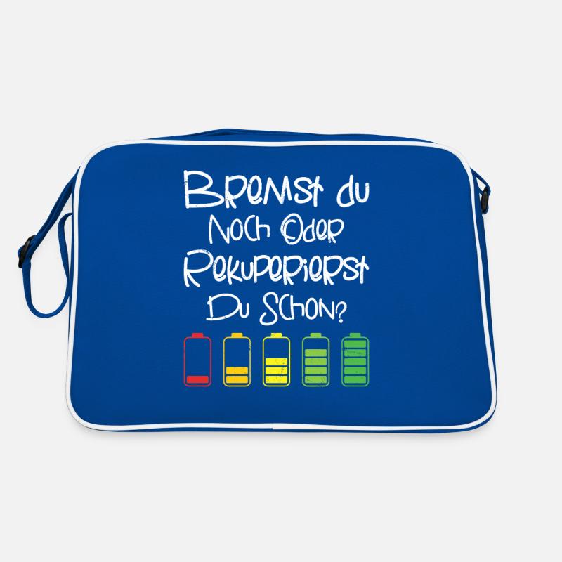 Bremst du Noch Oder Rekuperierst Du Schon? Retro Tasche