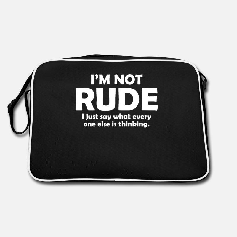 Everyone Else Thinking Graphic Novelty Sarcastic Retro Bag