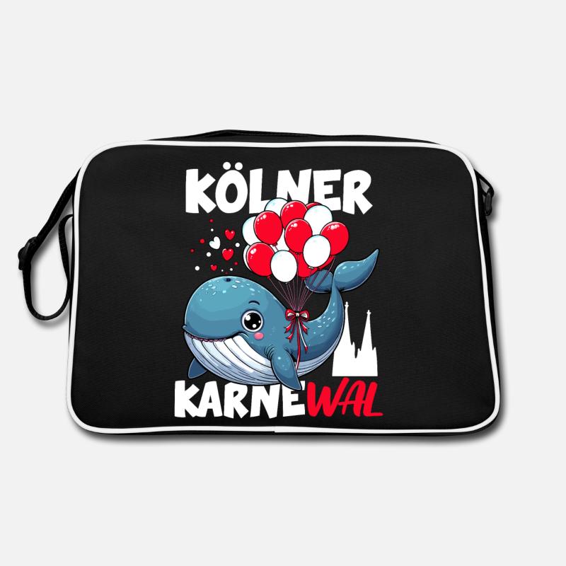 Carnaval de Cologne Wal Kölle Alaaf Cathédrale de Cologne drôle Sac Retro