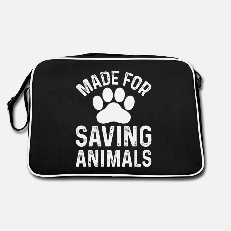 Made For Saving Animals Vet Student Vet Tech Vet Retro Bag