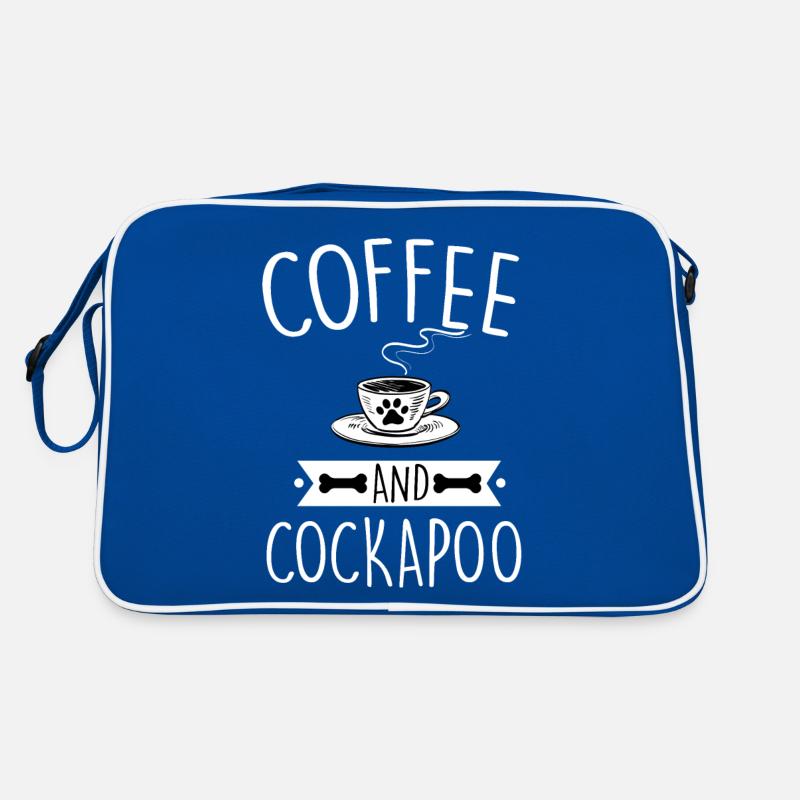 Cockapoo Et Café Cockerpoo Maman Papa Amant Sac Retro