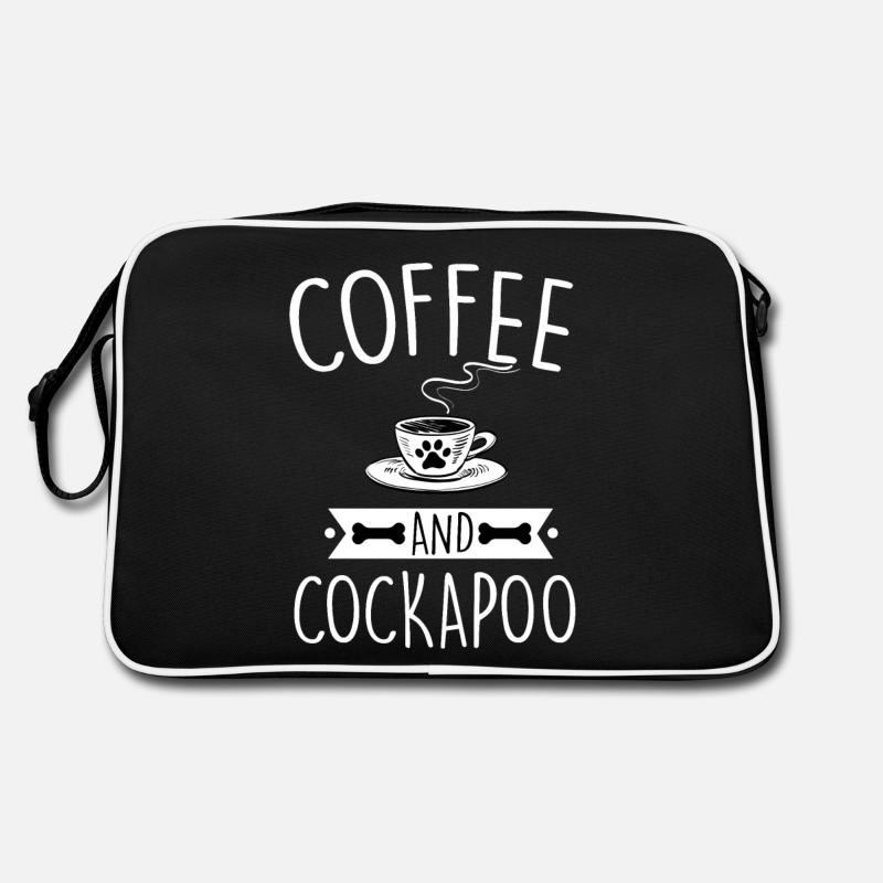 Cockapoo And Coffee Cockerpoo Mom Dad Lover Retro Bag
