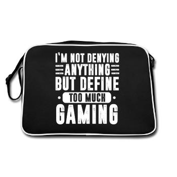 Jeux vidéo drôles Conception de jeux Adulte Gamer Jeux - Sac Retro - noir/blanc - Dos