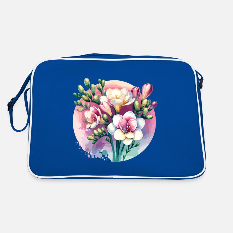 Freesia Drawn Retro Bag