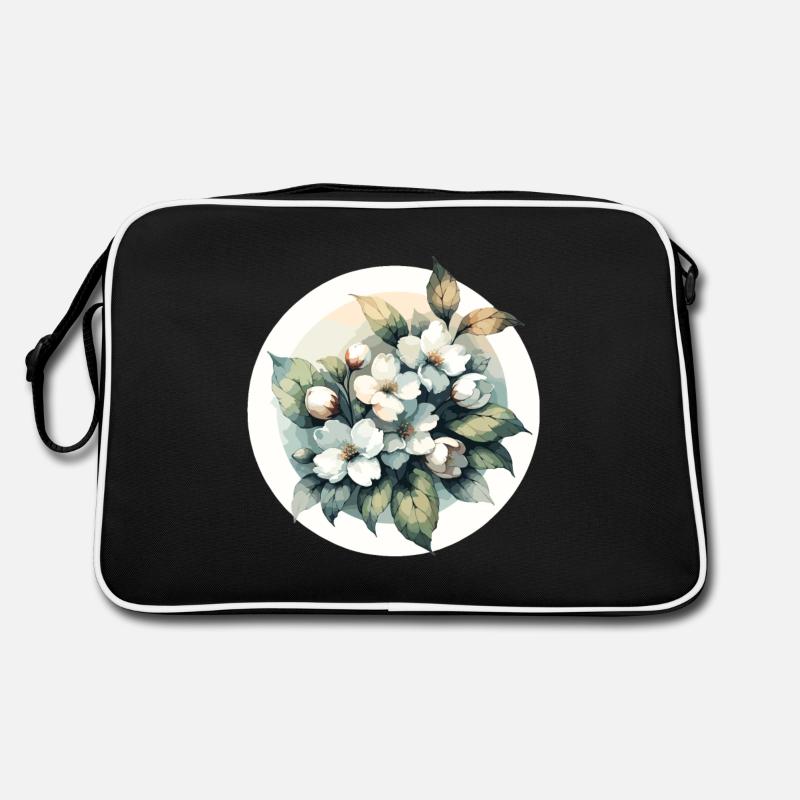 Jasmin gezeichnet Retro Tasche