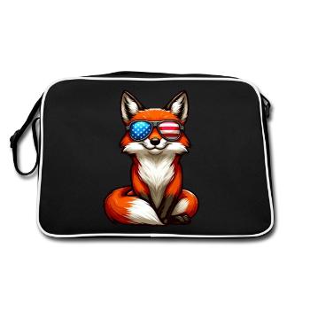 Fox America Jour de l’Indépendance Stars and Stripes - Sac Retro - noir/blanc - Dos