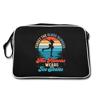 Enchanted Ice: Where Skates Beat Slippers - Retro Bag - black/white - Back