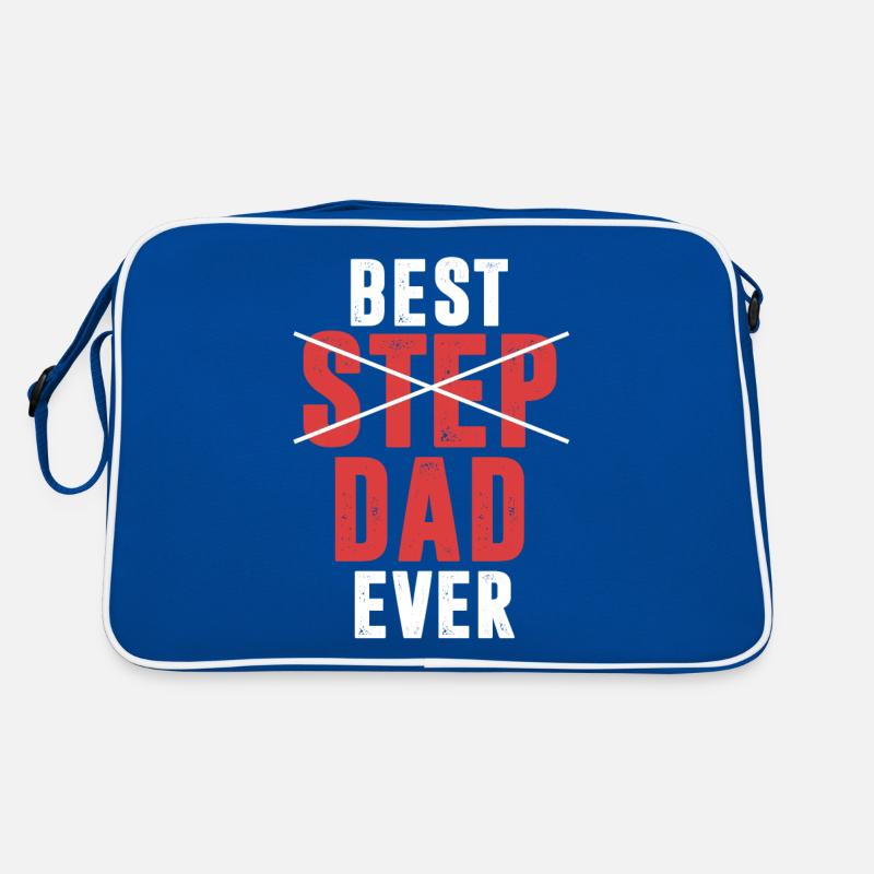 Best Step Dad Ever Stepfather Retro Bag