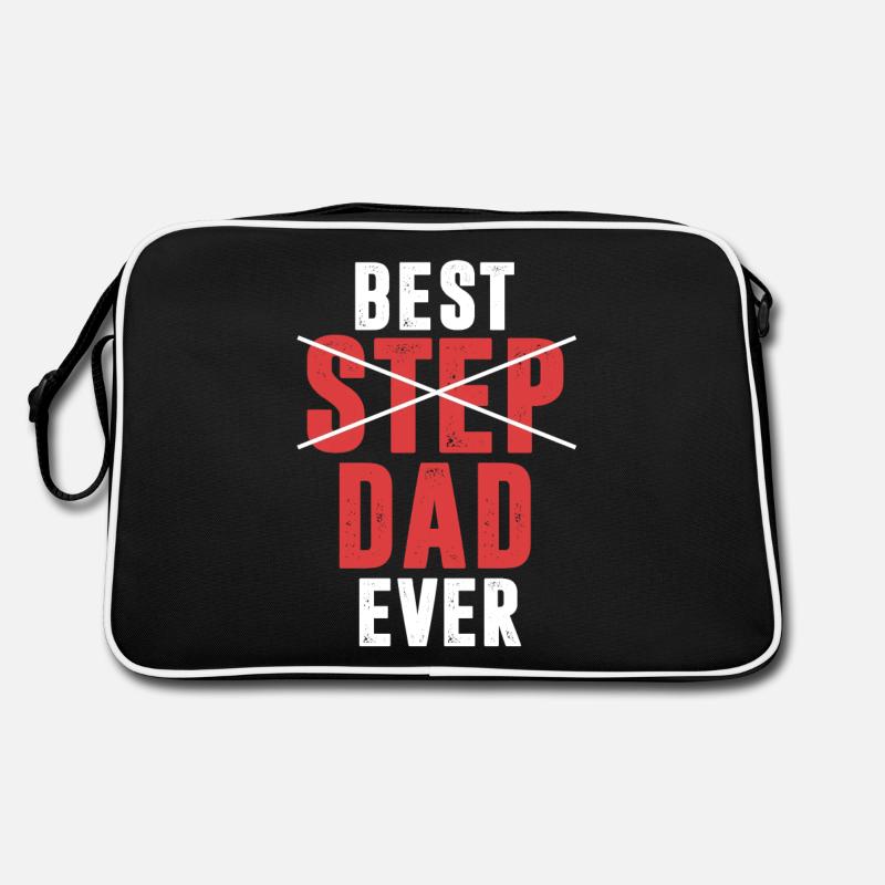 Best Step Dad Ever Stepfather Retro Bag