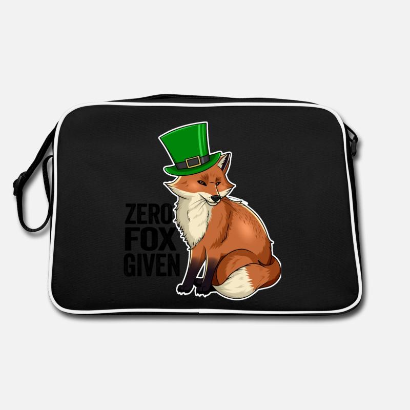 Zero Fox Given Pun Cute Kawaii Irish Fox Retro Bag