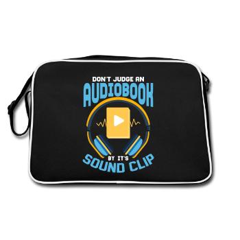 Beyond The Clip: The Depth of Audiobooks - Retro Bag - black/white - Back