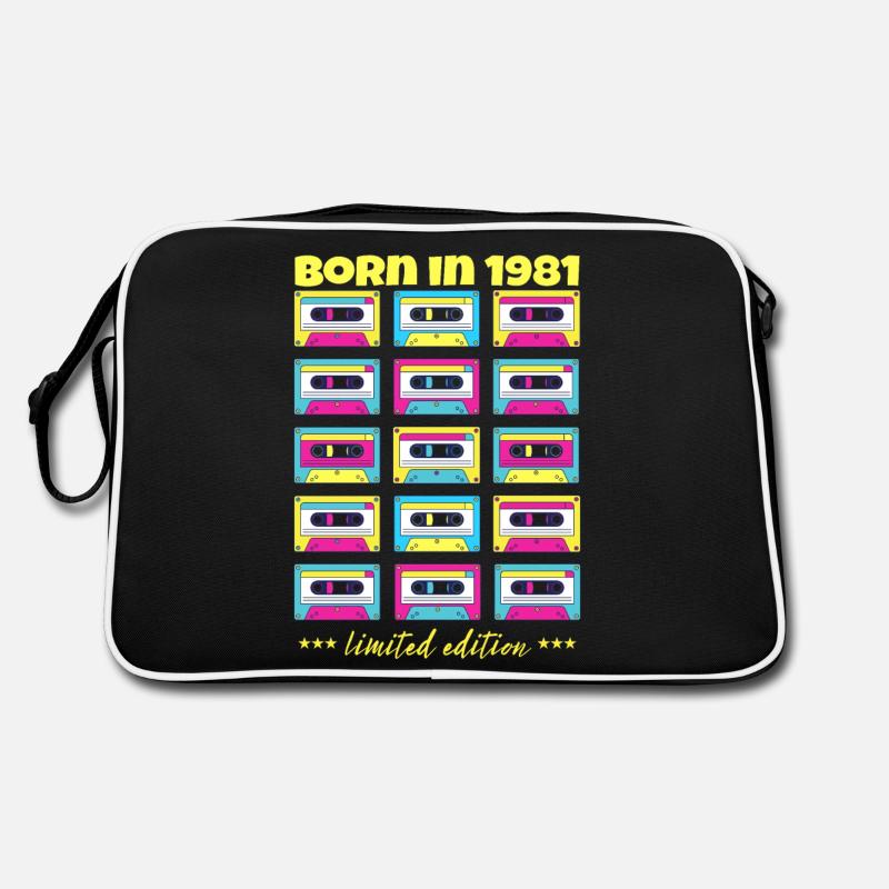 Born in 1981 Classic cassette tape original gift Retro Bag