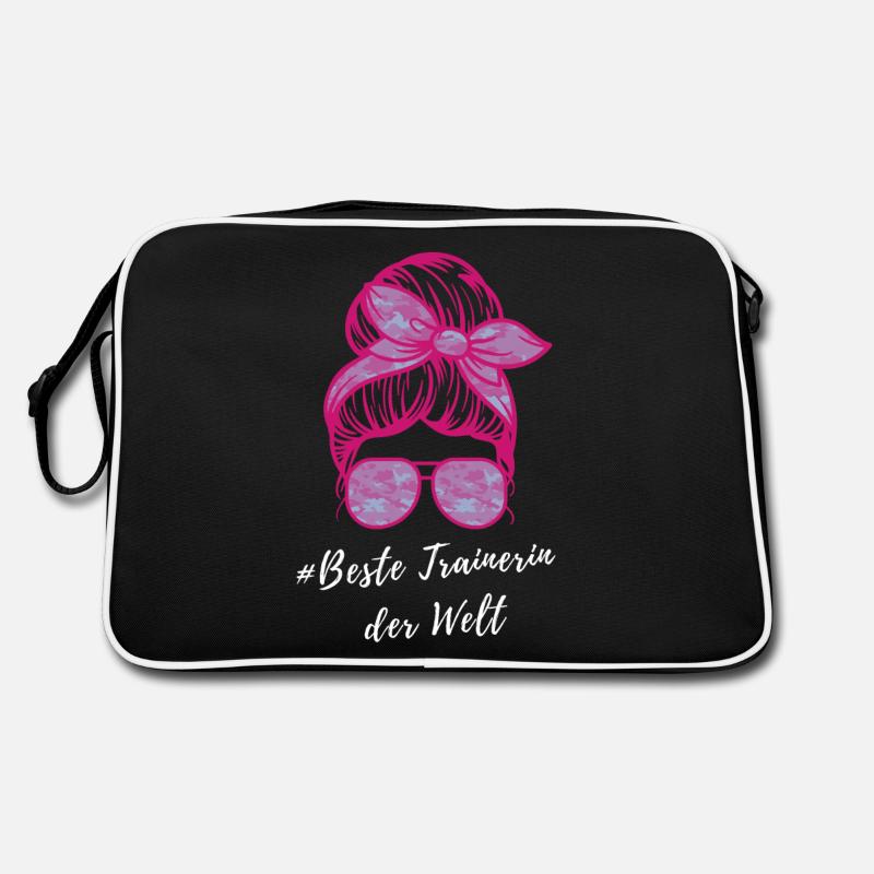 Trainerinnen Geschenk Beste Trainerin der Welt Retro Tasche