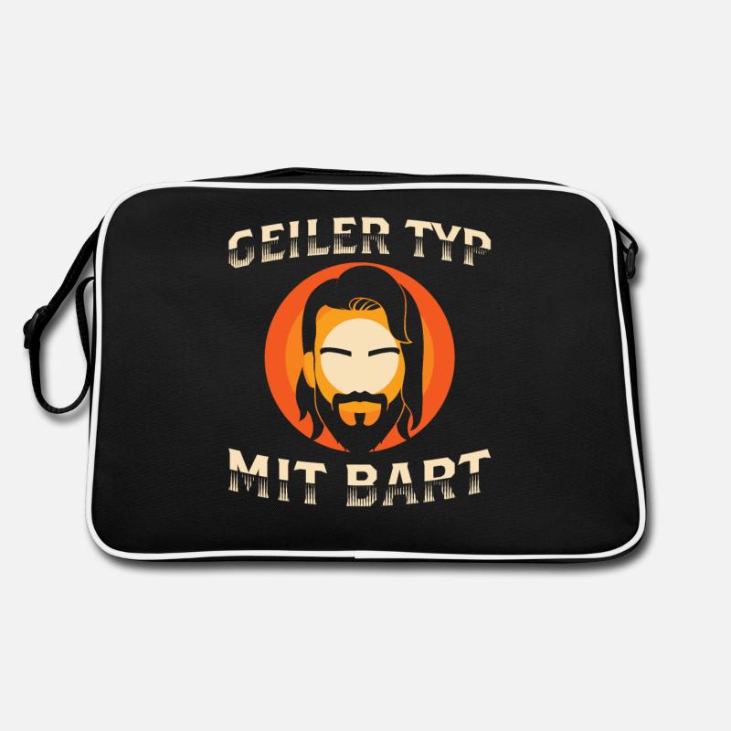 Cool Bearded Guy Drôle Thé Sac Retro