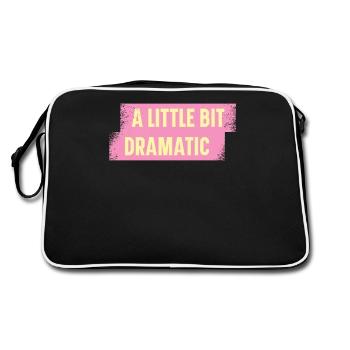 Bit Dramatic Fun Women's Tee - Retro Tasche - Schwarz/Weiß - Hinten