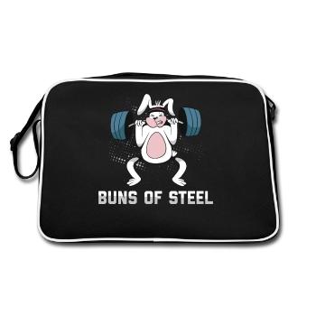 Steel Buns Bunny T-shirt d’entraînement - Sac Retro - noir/blanc - Dos