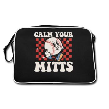 Calm Your Mitts Baseball T-Shirt - Sac Retro - noir/blanc - Dos
