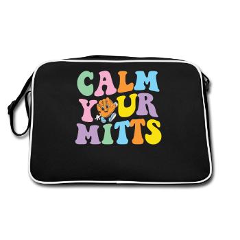 Calm Your Mitts Baseball T-Shirt - Sac Retro - noir/blanc - Dos