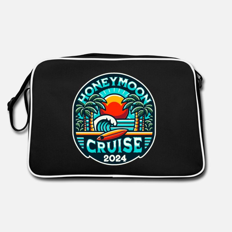 T-shirt « Croisière Lune de Miel Pour Couples 2024 » Sac Retro