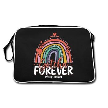 Gotcha Forever Family Adoption - Retro Bag - black/white - Back