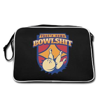 Bowlshit drôle melon graphique Tee - Sac Retro - noir/blanc - Dos