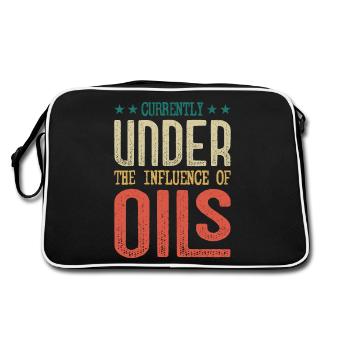 Actuellement sous l’influence des huiles naturelles Esse - Sac Retro - noir/blanc - Dos