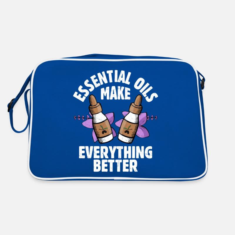 Essential Oils Make Everything Better Natural Heal Retro Tasche