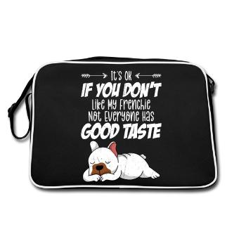 It's OK If You don't Like My Frenchie Owner French - Retro Bag - black/white - Back
