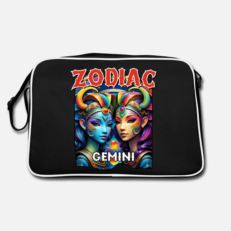 Zodiaque Gémeaux - Signe du zodiaque Gémeaux Sac Retro