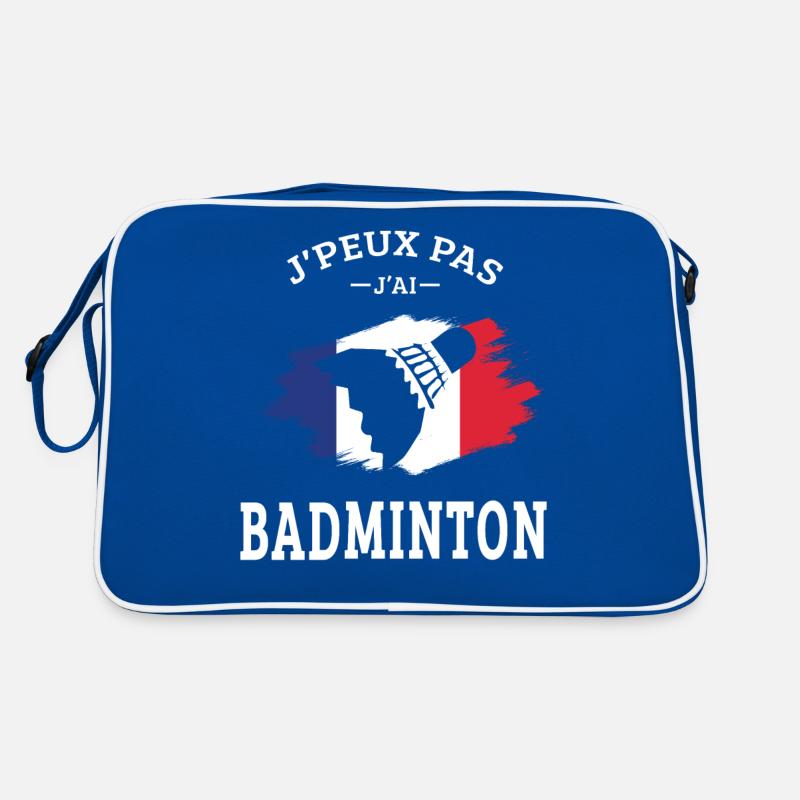 I Can't I Badminton Schlechter Badmintonspieler Retro Tasche
