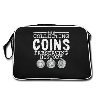 Coin Collector: Guardian of History's Treasures - Retro Bag - black/white - Back