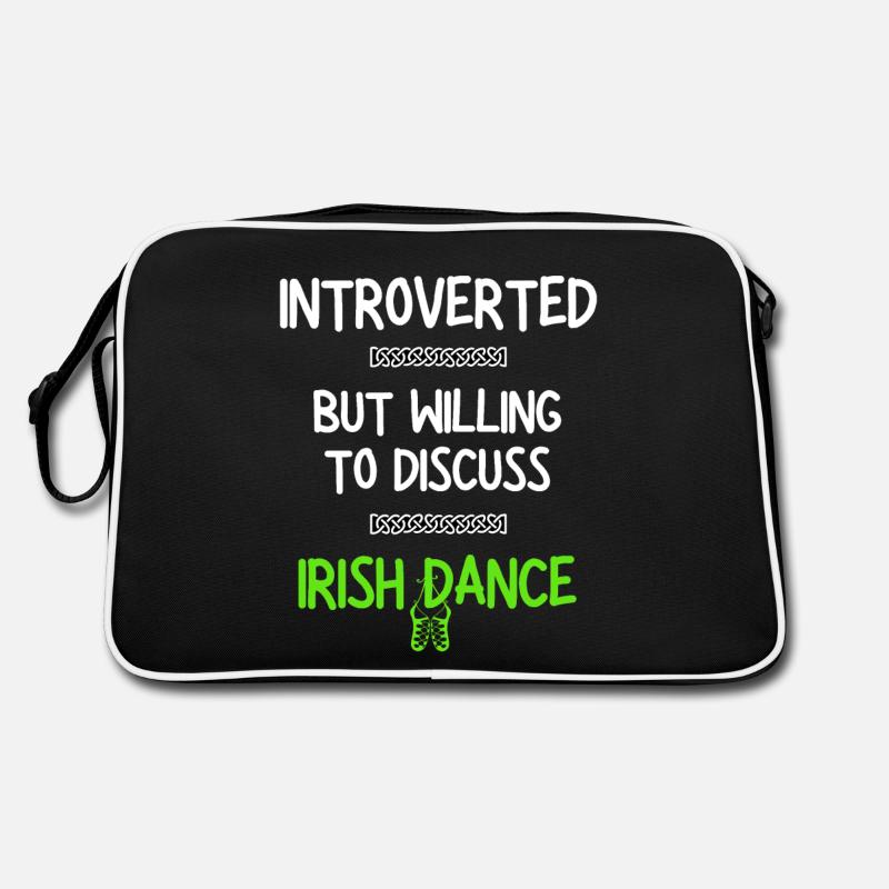 Introverted But Willing to Discuss Irish Dance St Retro Bag