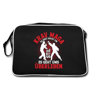 Krav Maga Sports de contact Arts martiaux - Sac Retro - noir/blanc - Dos