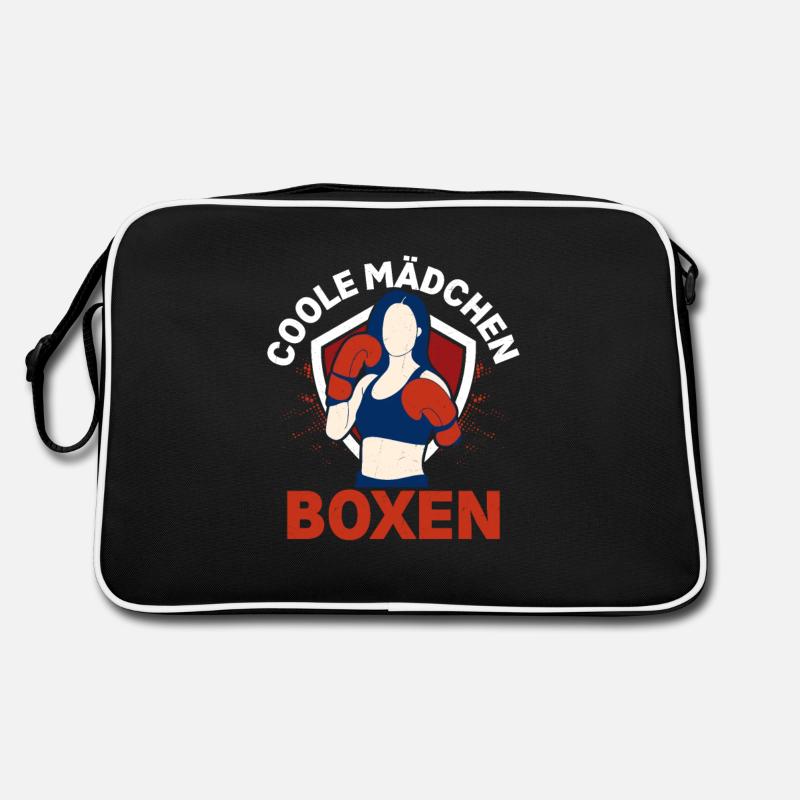 Coole Mädchen Boxen Boxer Kampfsport Retro Tasche