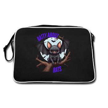 Beautiful Bats - Retro Bag - black/white - Back