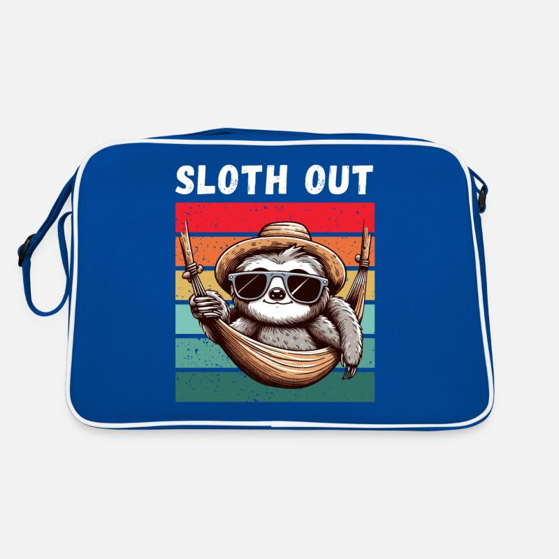 Week-end de vacances de hamac paresseux Chilling Fun Sac Retro