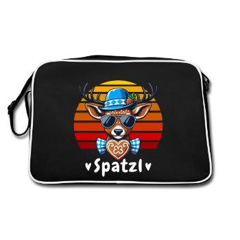 Bavaria Spatzl au pain d’épices Octobre Bleu-Blanc - Sac Retro - noir/blanc - Dos