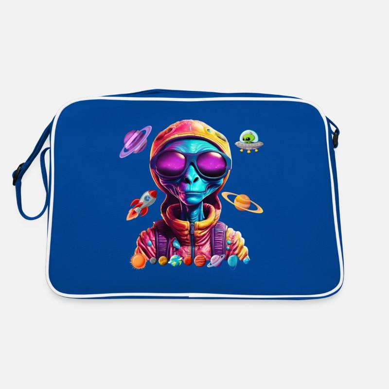 Extraterrestre de l’espace. Sac Retro
