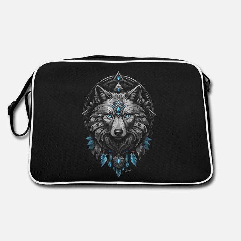 Viking Arctic Wolf Retro Bag